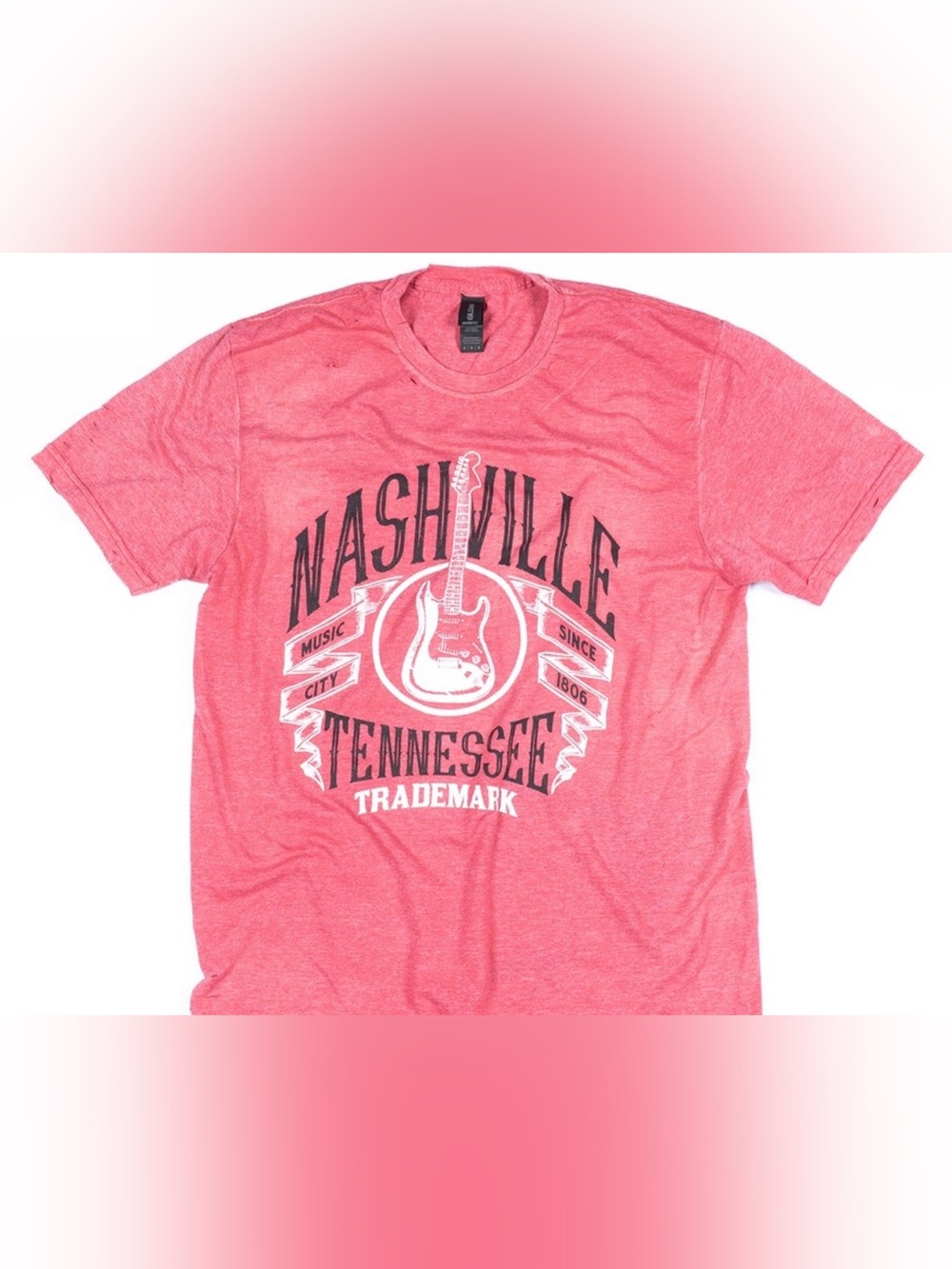 Nashville Tennessee Red Graphic Women’s T‑Shirt